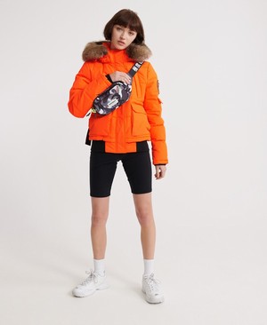 Superdry Ella Everest Bomber Női Kabát Narancssárga | HUDKI4539